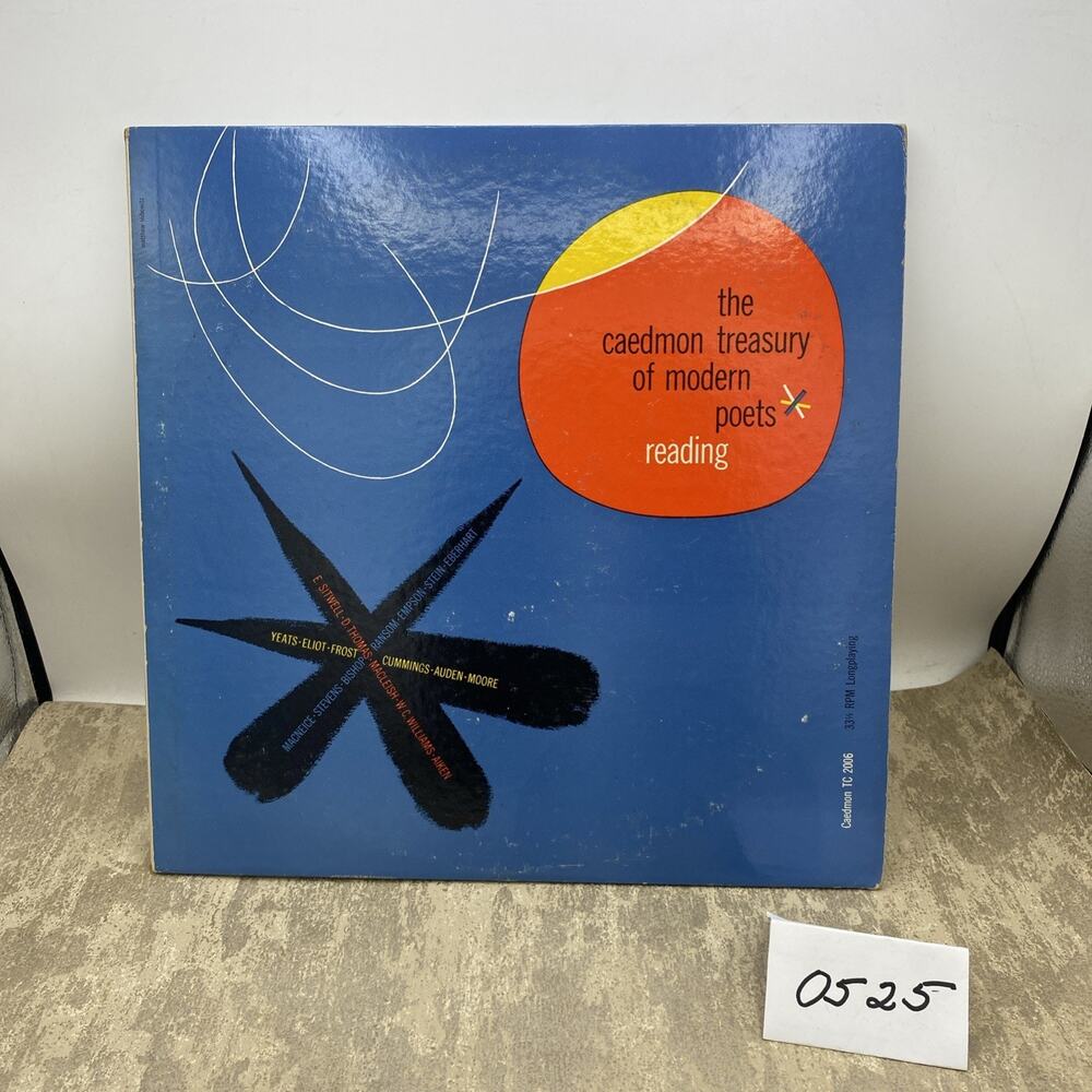 The Caedmon Treasury of Modern Poet World LP Record Reading Their Own Words